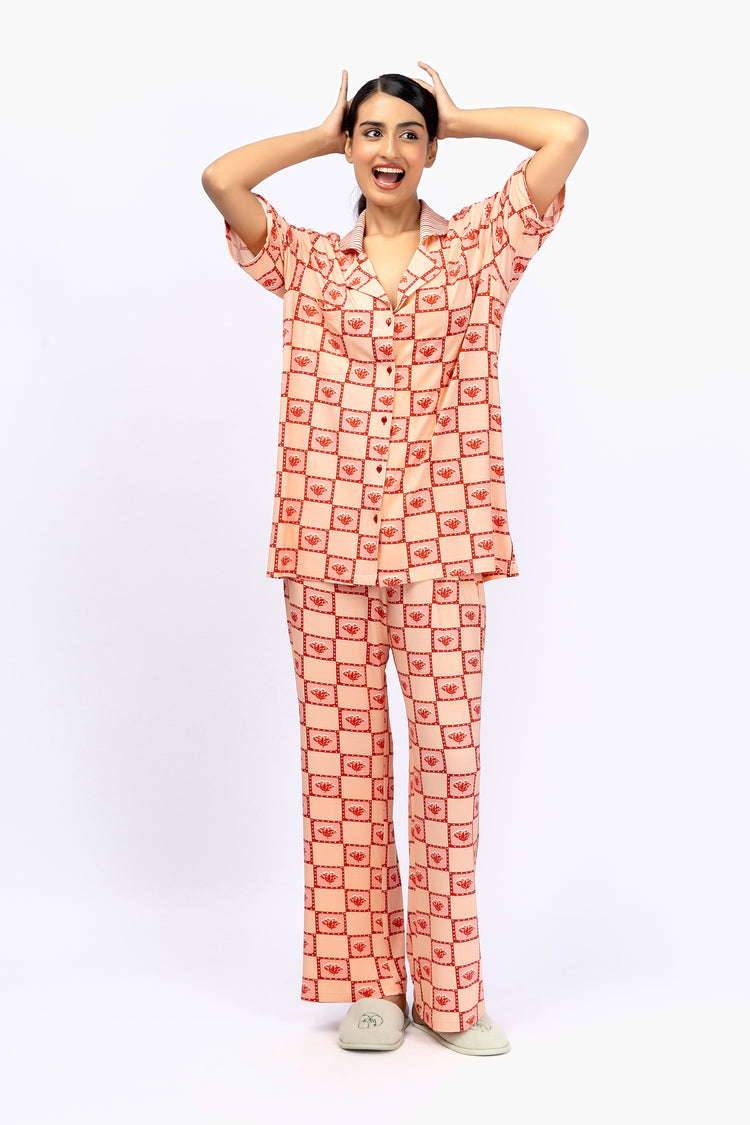 Marigold Night Suit-13