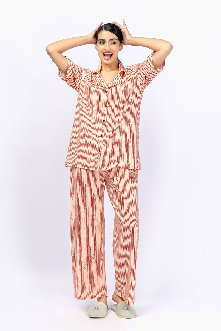 Marigold Night Suit-16