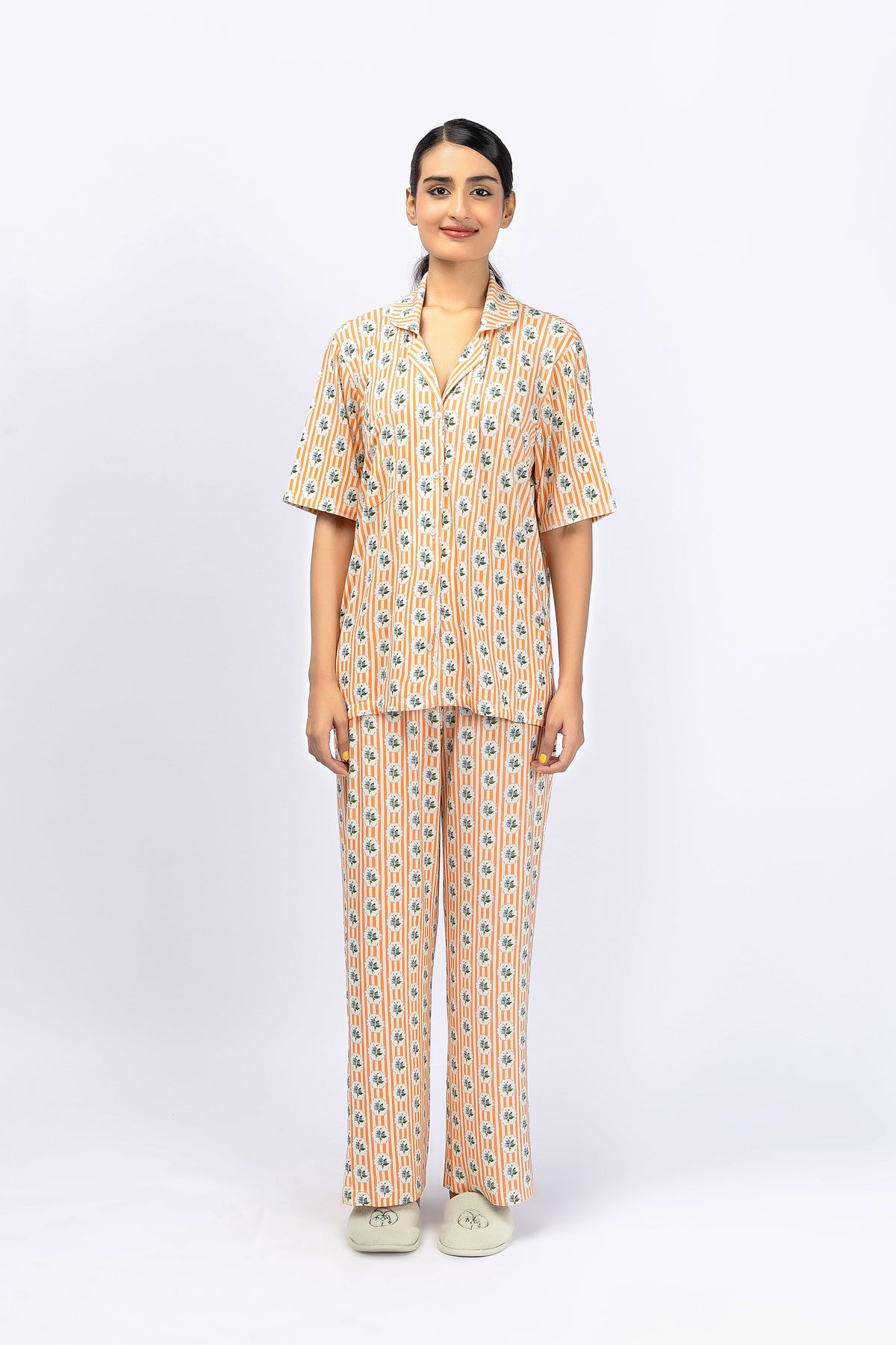 Marigold Night Suit-17
