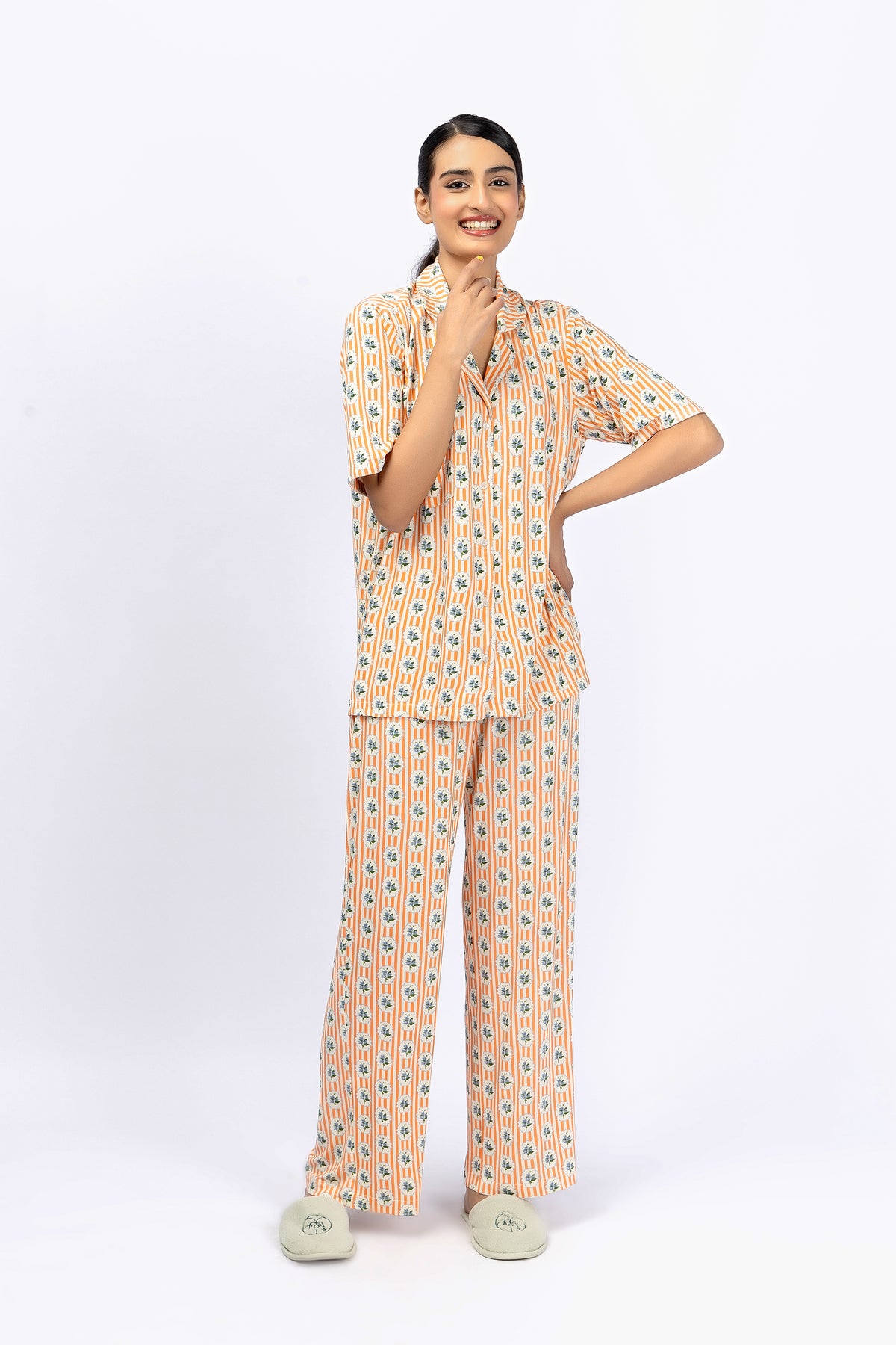 Marigold Night Suit-17