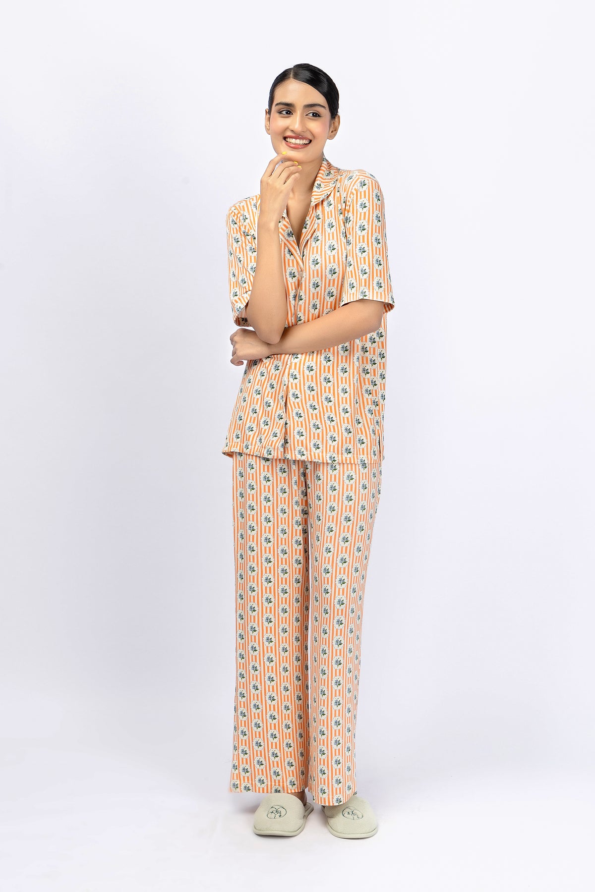 Marigold Night Suit-17