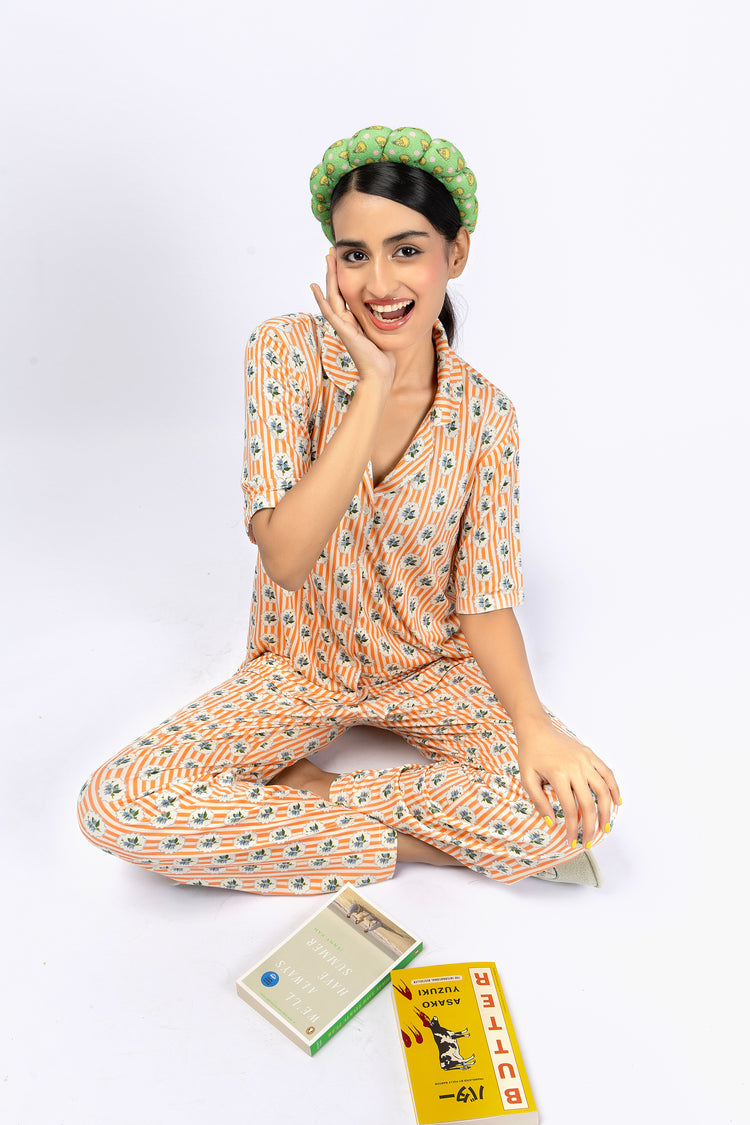 Marigold Night Suit-17