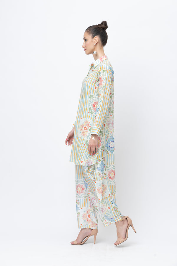 Great Fit- Textiles Tiles our best seller Cord set for the summers.