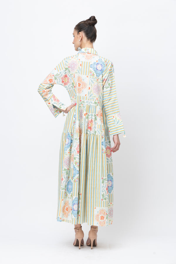 Great Fit- Textiles Tiles our best seller dress for the summers.
