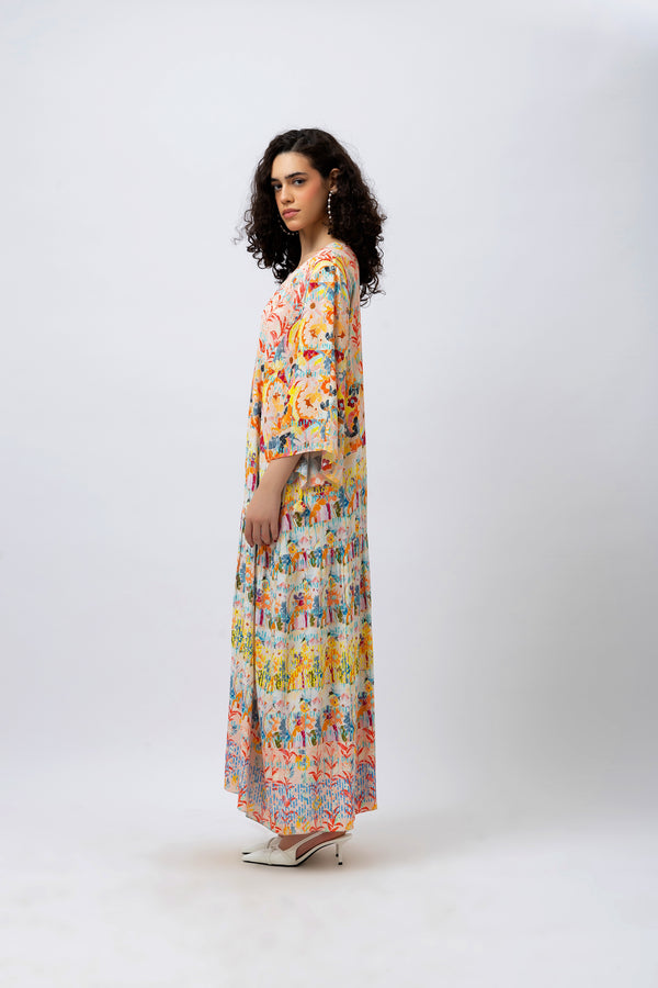 Great Fit -Summer forest! Maxi dress.