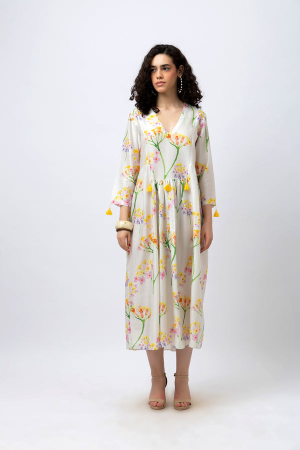 Great Fit-Print detail maxi dress