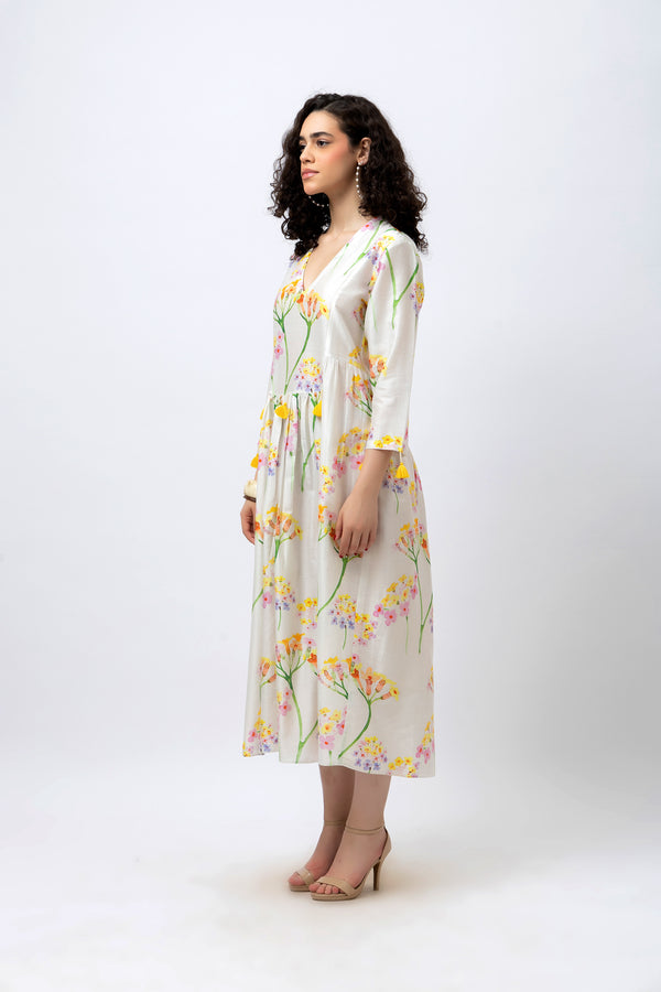 Great Fit-Print detail maxi dress