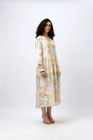 Great Fit-Print detail maxi dress