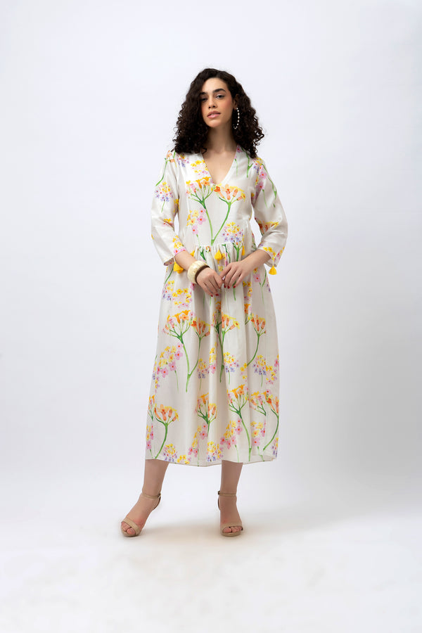 Great Fit-Print detail maxi dress