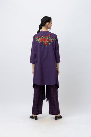 Pixel Purple Co-ord