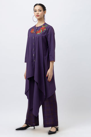 Pixel Purple Co-ord