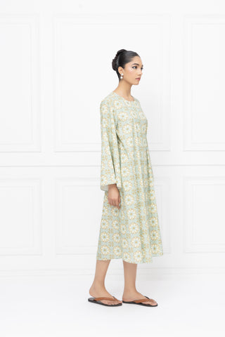 Floral Boquet Wrap Dress