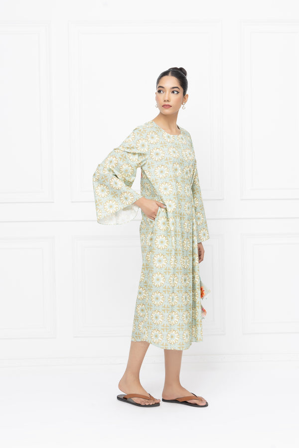 Floral Boquet Wrap Dress