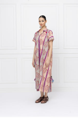 Floral Vine Kaftan Dress