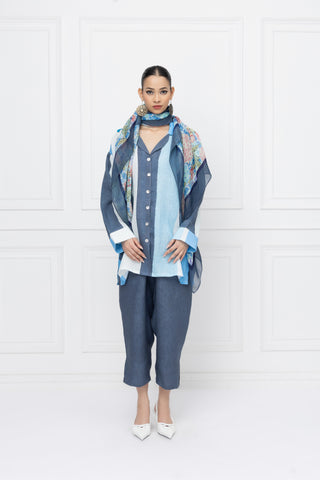 Mid Night Bloom Top + Pant Set