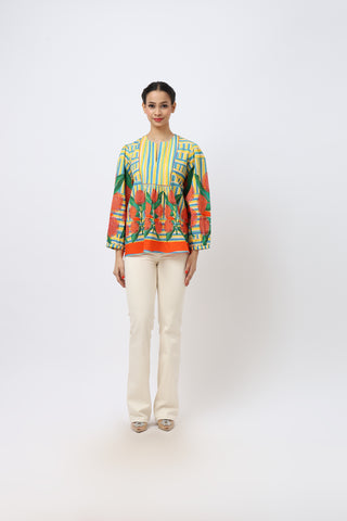 Summer Sunflowers Top