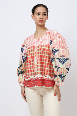 Ladybug Sleeve Top