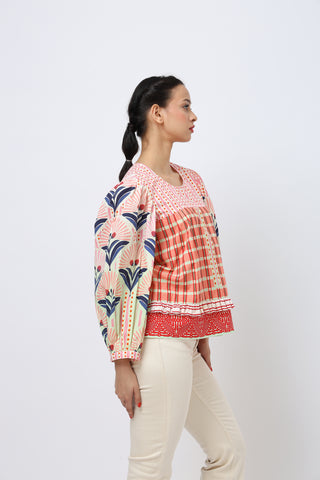 Ladybug Sleeve Top