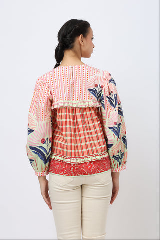 Ladybug Sleeve Top