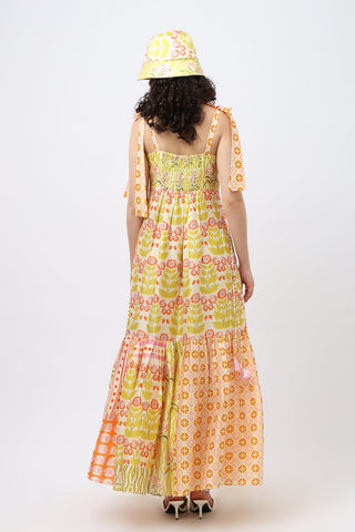Summer Bralette Maxi Dress