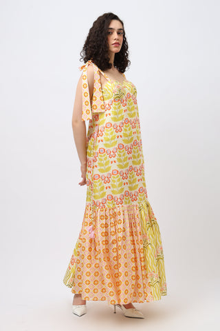 Summer Bralette Maxi Dress