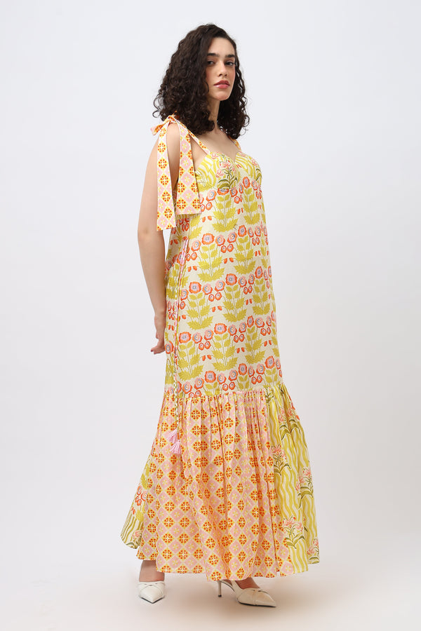 Summer Bralette Maxi Dress