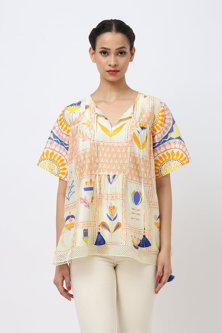 Suzni Lace Top