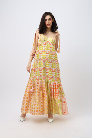 Summer Bralette Maxi Dress