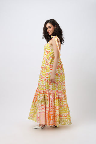 Summer Bralette Maxi Dress