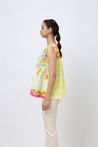 Doodle Pintuck Top