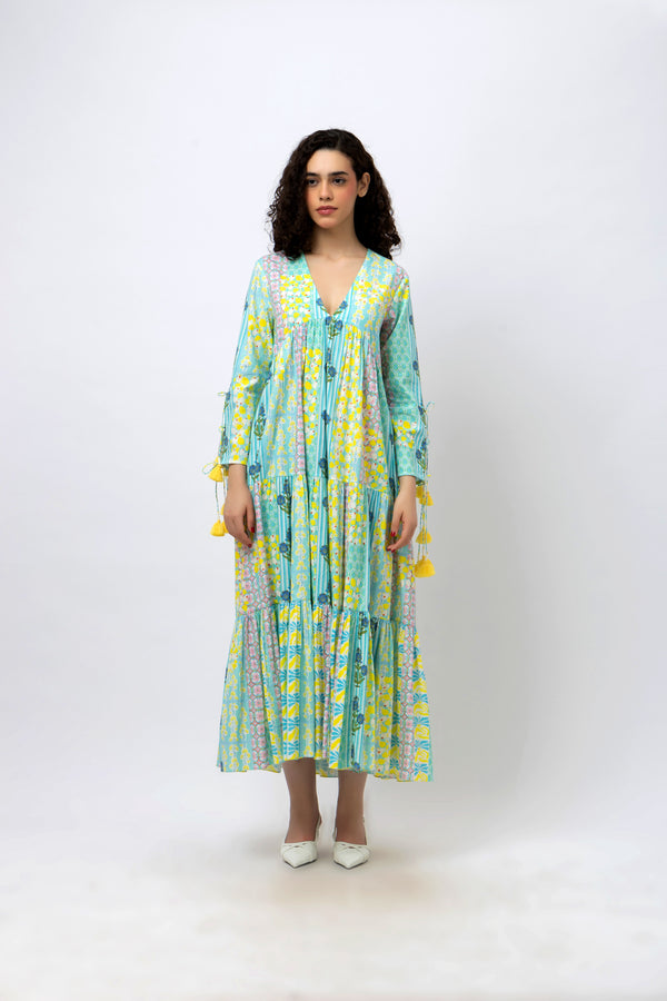 Great Fit -Tiered Tassel for the perfect damsel look in flowing cotton.