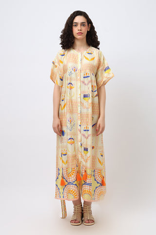 Easy Summer Maxi with Tie-Up Belt