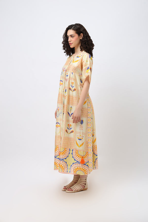 Easy Summer Maxi with Tie-Up Belt