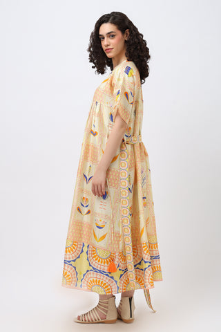 Easy Summer Maxi with Tie-Up Belt