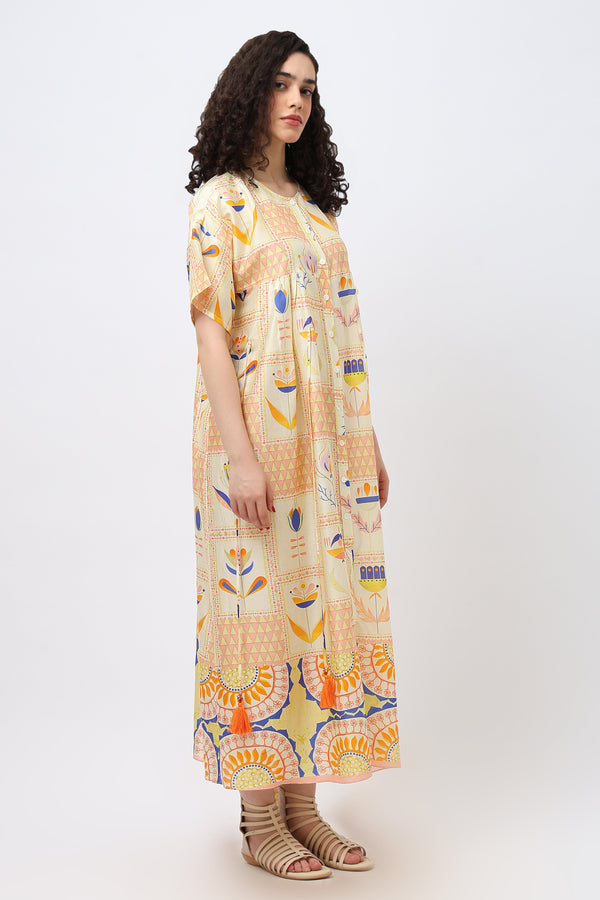 Easy Summer Maxi with Tie-Up Belt