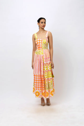 Midi Cotton Pink Dress