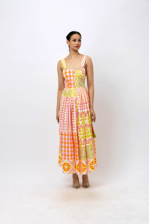 Midi Cotton Pink Dress