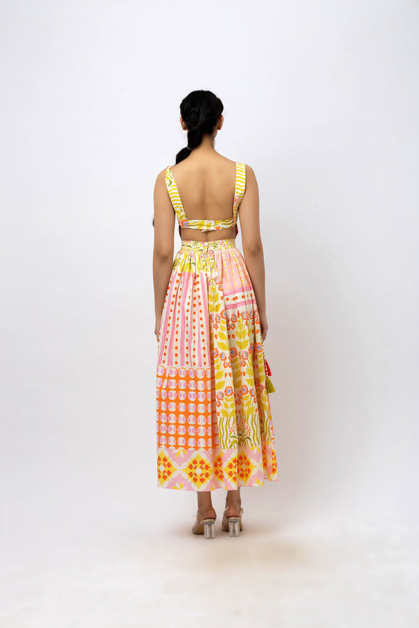 Midi Cotton Pink Dress