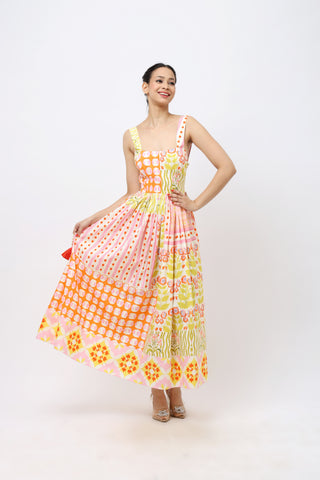 Midi Cotton Pink Dress