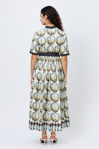 Calcutta Diaries - Flurry Dress - Maxi gathered dress - best seller style.