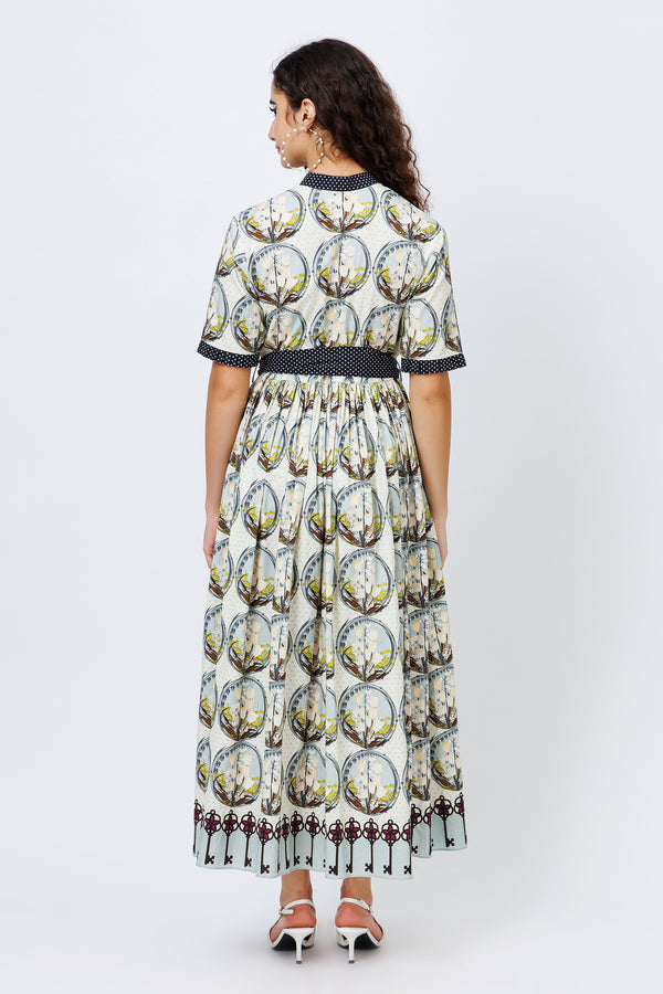 Calcutta Diaries - Flurry Dress - Maxi gathered dress - best seller style.