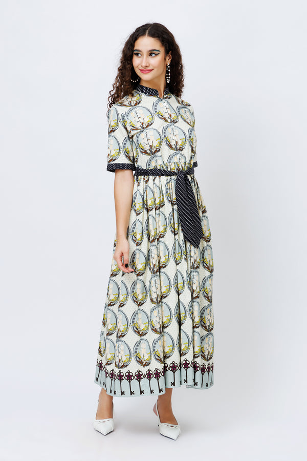 Calcutta Diaries - Flurry Dress - Maxi gathered dress - best seller style.