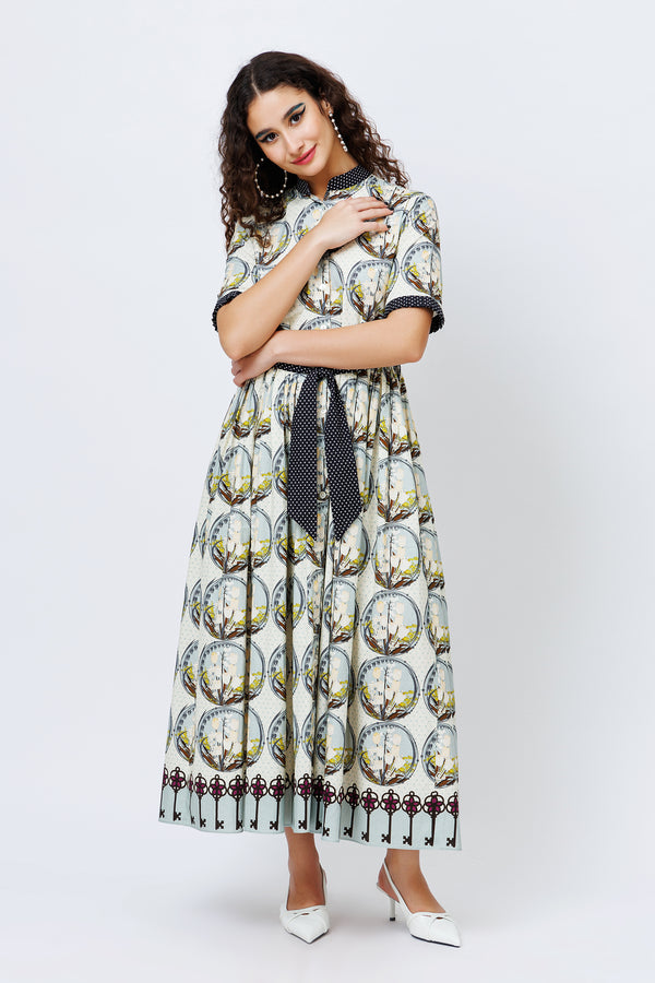 Calcutta Diaries - Flurry Dress - Maxi gathered dress - best seller style.