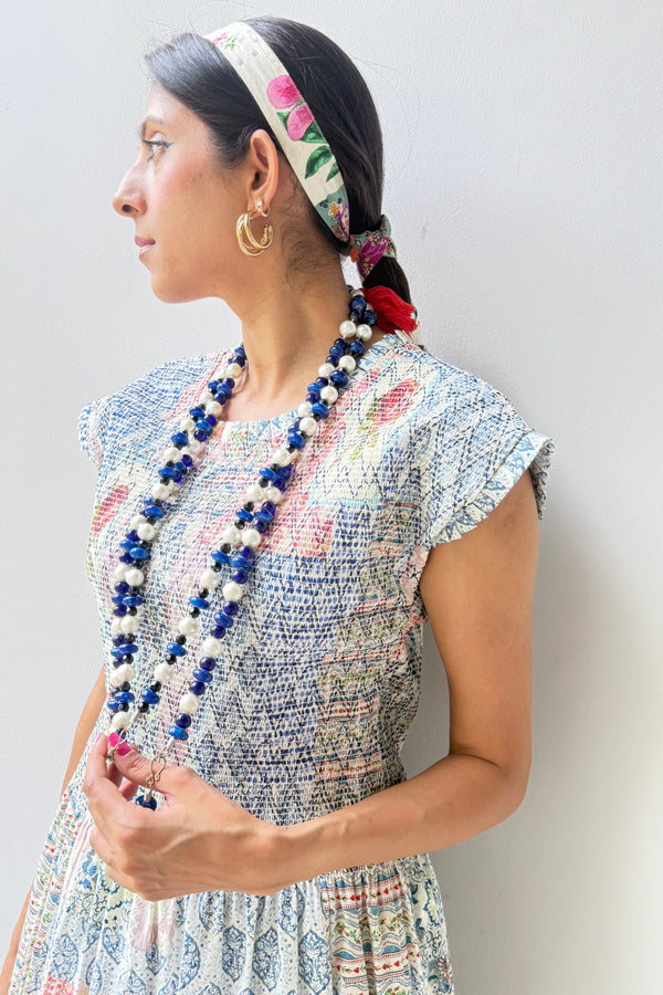 Great Fit - Smock it! Maxi dress smock detail dress in our summer eternal print.