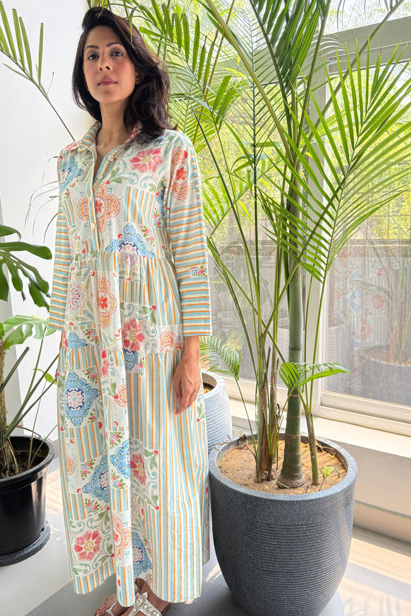 Great Fit- Textiles Tiles our best seller dress for the summers.