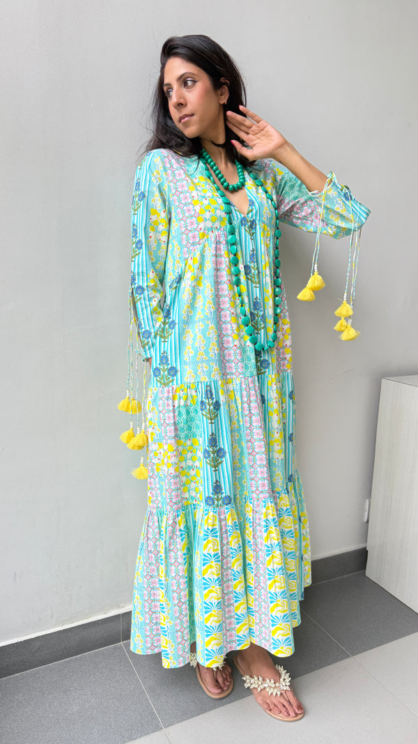 Great Fit -Tiered Tassel for the perfect damsel look in flowing cotton.