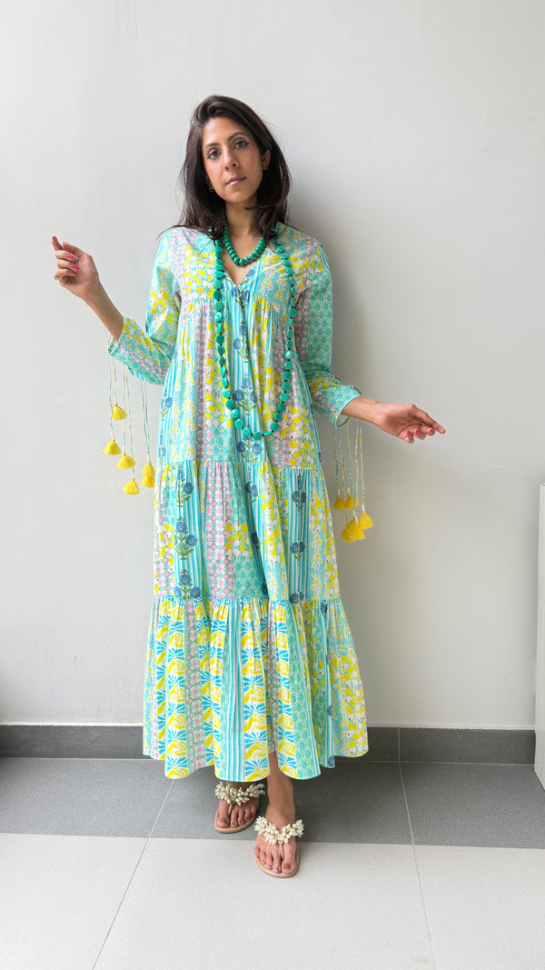 Great Fit -Tiered Tassel for the perfect damsel look in flowing cotton.