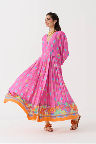 Dilbar Rani Maxi Wrap Dress