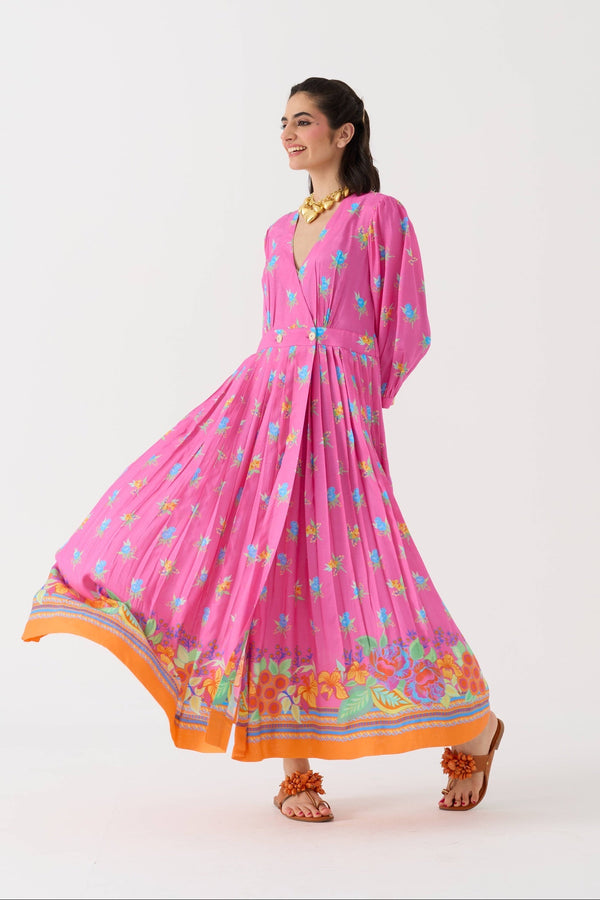 Dilbar Rani Maxi Wrap Dress
