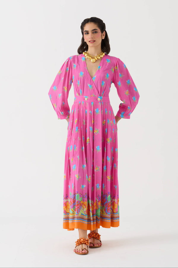 Dilbar Rani Maxi Wrap Dress
